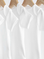 Боди с коротким рукавом для малышей Next 348-384, 5 шт., Белый