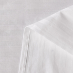 Простыня Страйп Сатин Однотонный Отель белый 100% хлопок 1x1 R1CTH036150235