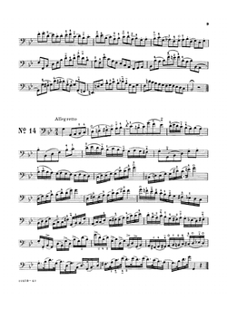 66 etudes in all major and minor keys for trombone, tuba, bassoon, string bass | Anton Slama