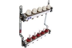 Коллектор STOUT 5 расходомеры нержавеющая сталь 26653