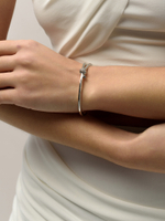 Браслет "Double small knot" Silver