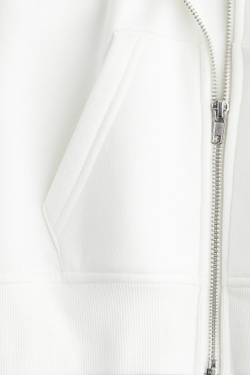 H&M Толстовка с вышивкой, белый