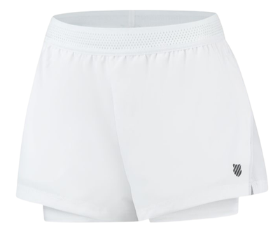 Женские Шорты теннисные K-Swiss Tac Hypercourt Short 5 - white