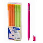 Ручка шариковая Alingar "NELI-C", 0,7 мм, синяя, игольчатый наконечник, круглый, цветной, пластиковый корпус, пласт. уп.