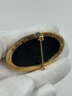 Брошь Wedgwood чёрная