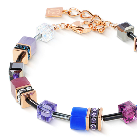 Браслет Coeur de Lion Purple-Blue 2838/30-0807