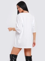 Футболка женская оверсайз принт