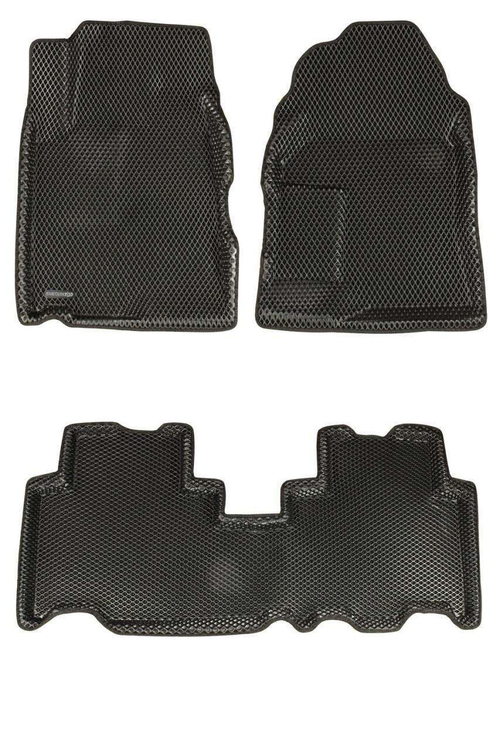 Коврики салона для CHEVROLET Captiva (2006-2016) / OPEL Antara (2007-2016) Euromat 3D EVA черные Арт EM3DEVA-001503