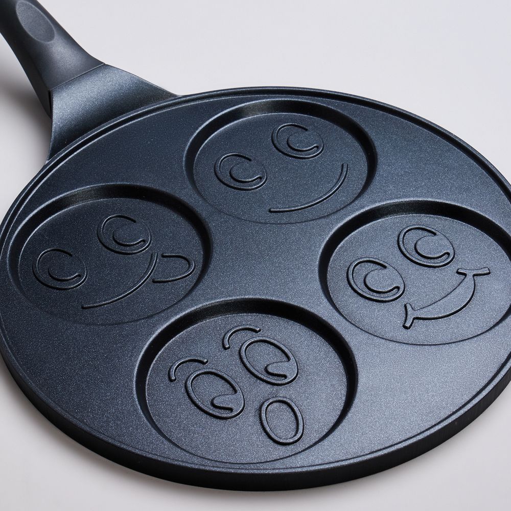 СКОВОРОДА AGNESS "СМАЙЛ" С АНТИПРИГАР.ПОКРЫТИЕМ ДИАМЕТР=26.5 СМ