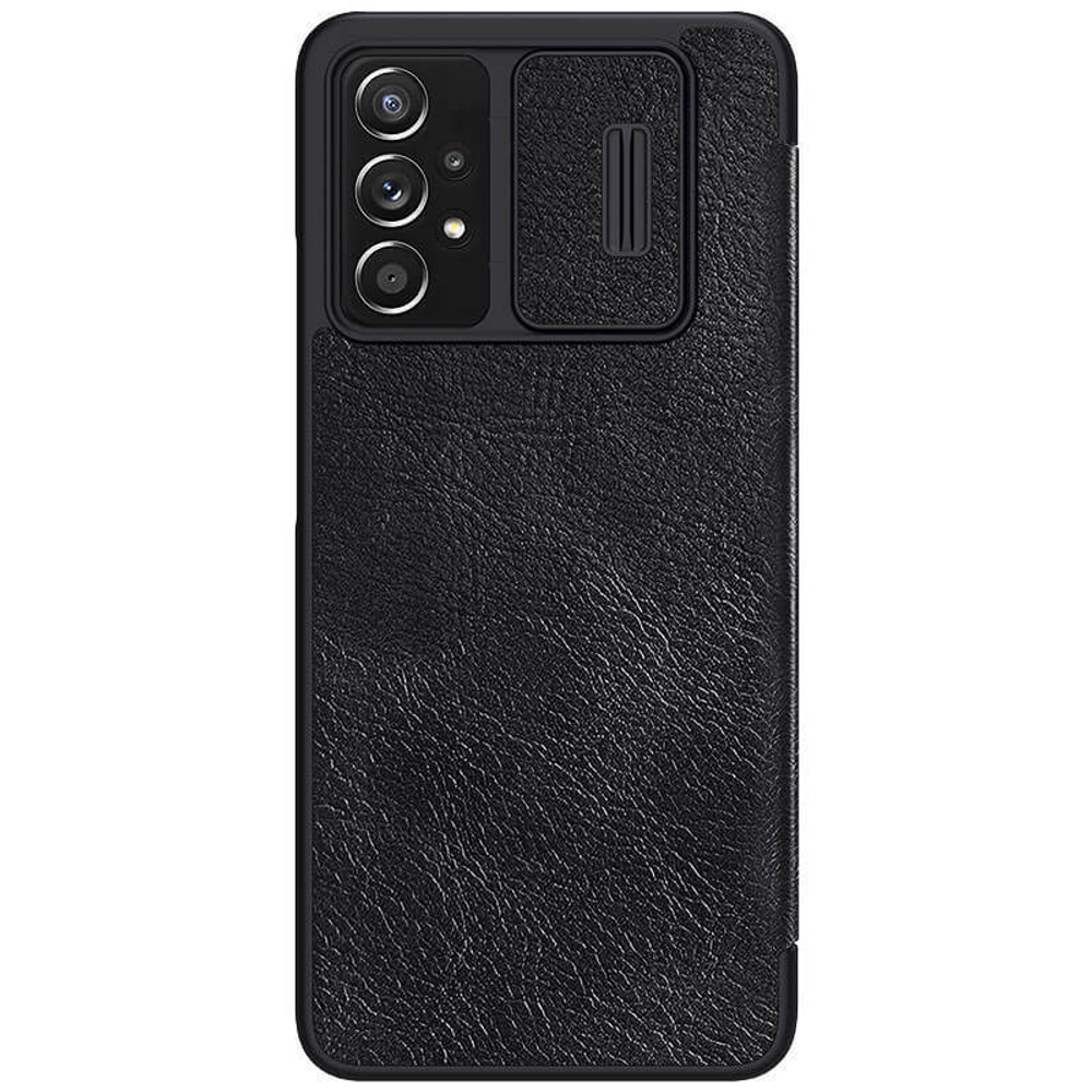 Кожаный чехол-книжка Nillkin Leather Qin Pro c защитой камеры для Samsung Galaxy A73