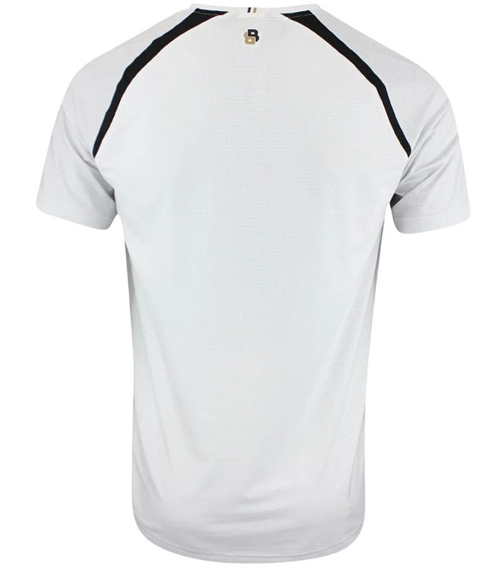 Мужская теннисная футболка BOSS MatchМяч TOC Slim-Fit - white