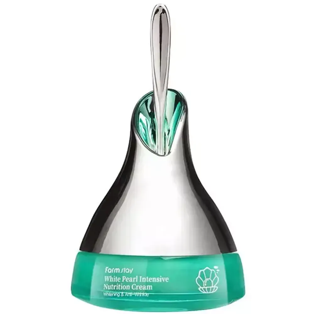 FARMSTAY Крем для лица с экстрактом жемчуга  White Pearl Intensive Nutrition Cream 50 gr