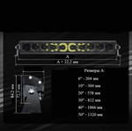 Светодиодная балка 20" комбинированного белого света + RGB Аврора ALO-D6T-20-P23Q