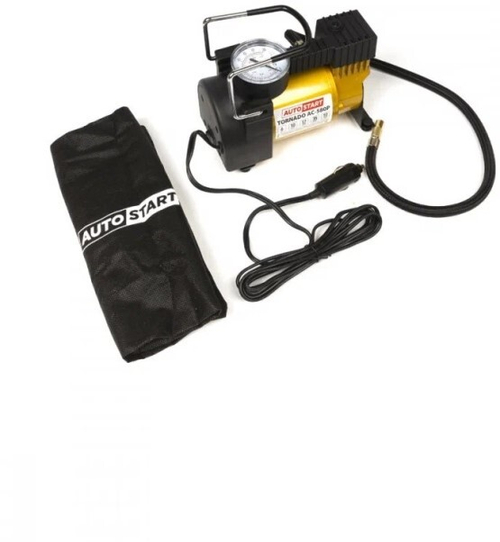 Компрессор поршневой TORNADO АС-580P 12В, 35л/мин. до 6 Атм в сумке (TOP AUTO)