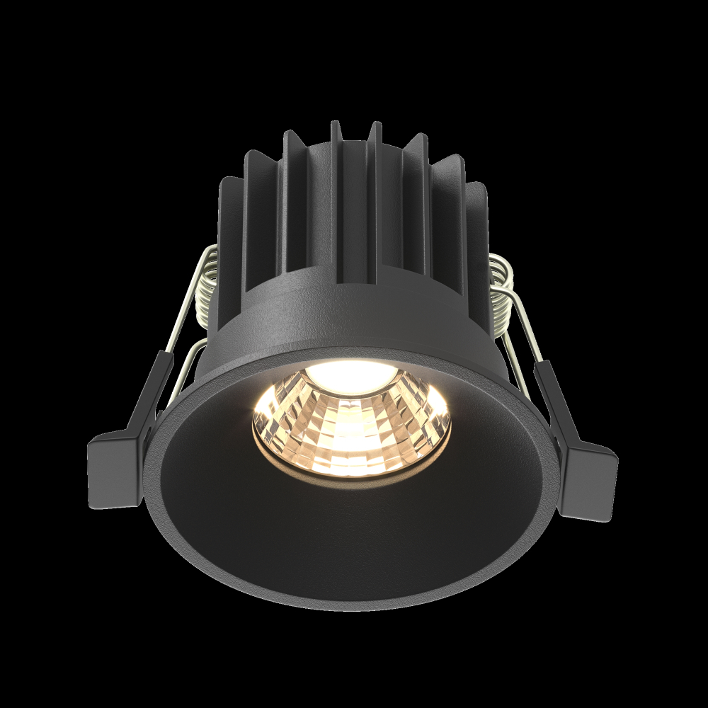 Встраиваемый светодиодный светильник Maytoni Round DL058-7W3K-B