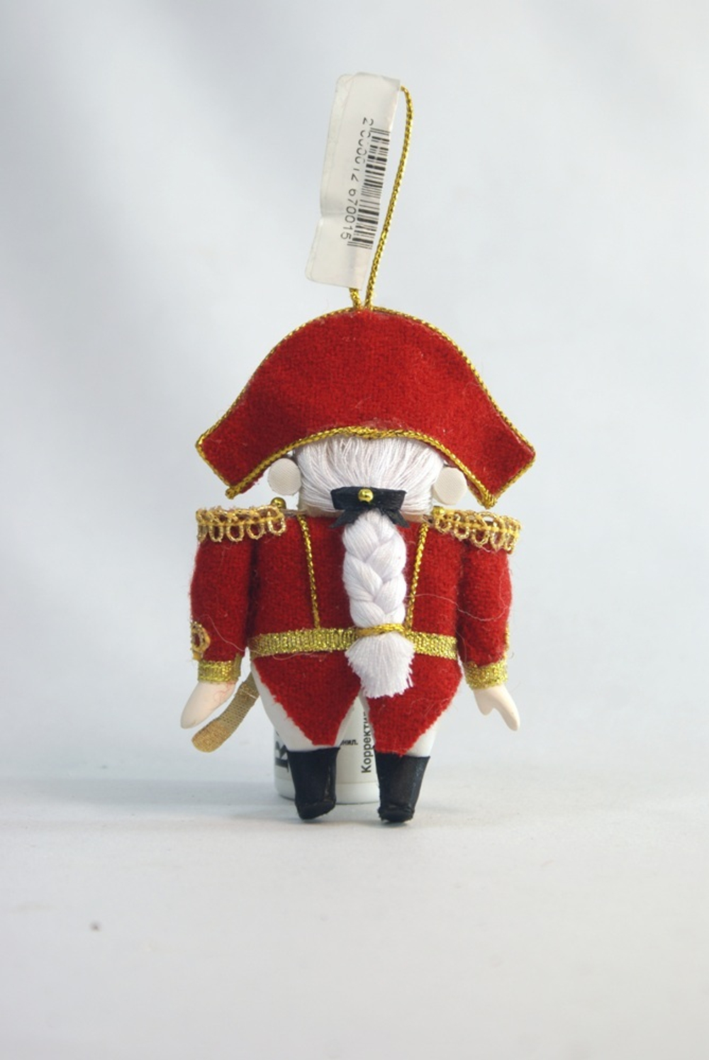Кукла-подвеска Потешного промысла Щелкунчик с деревянной головой