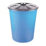 Бак с крышкой 225л.(син.) (комплект 3 шт)