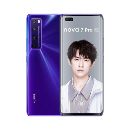 Защитная пленка на заднюю сторону, карбон, черная Huawei nova 7 Pro 5G