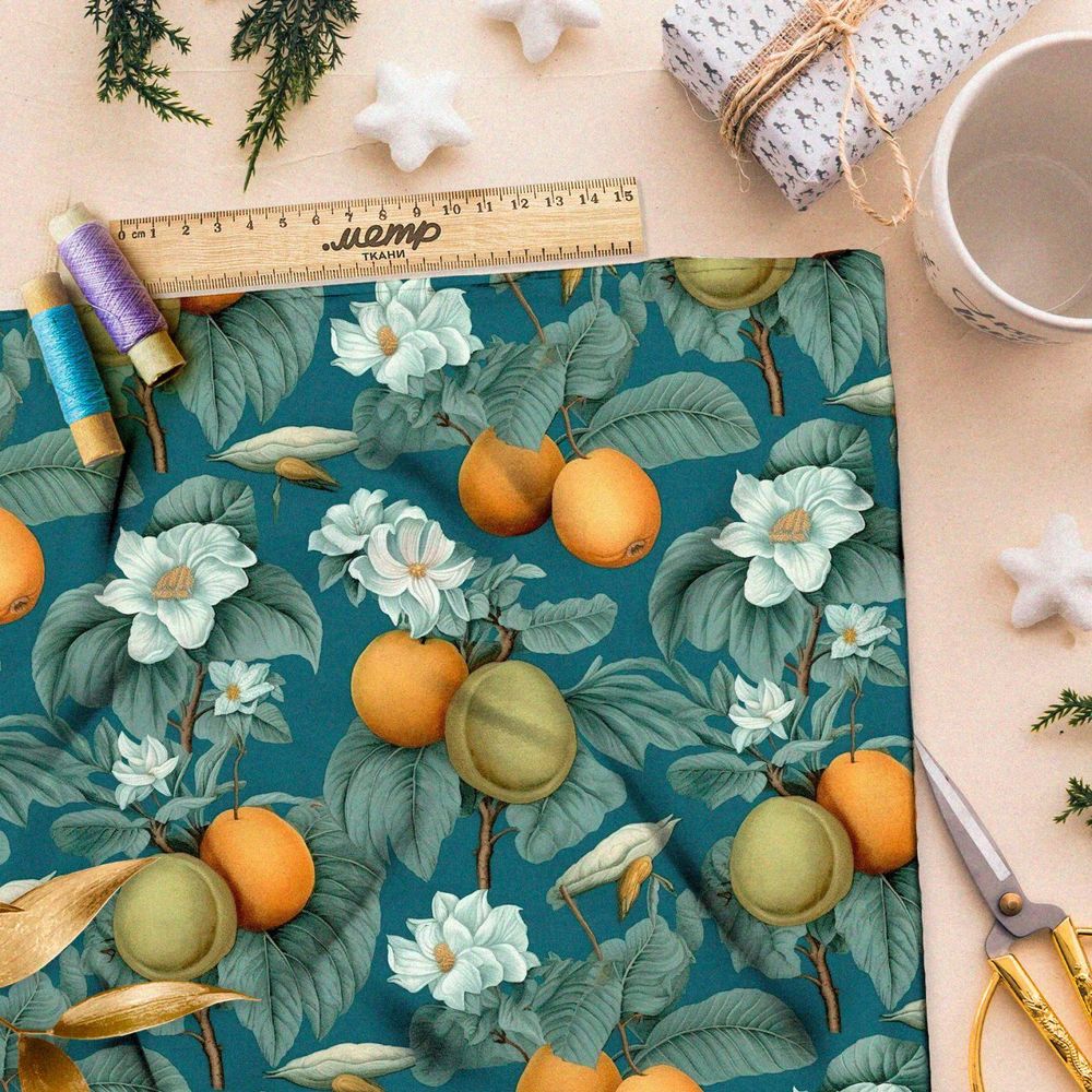 Ткань Барби фруктовый сад