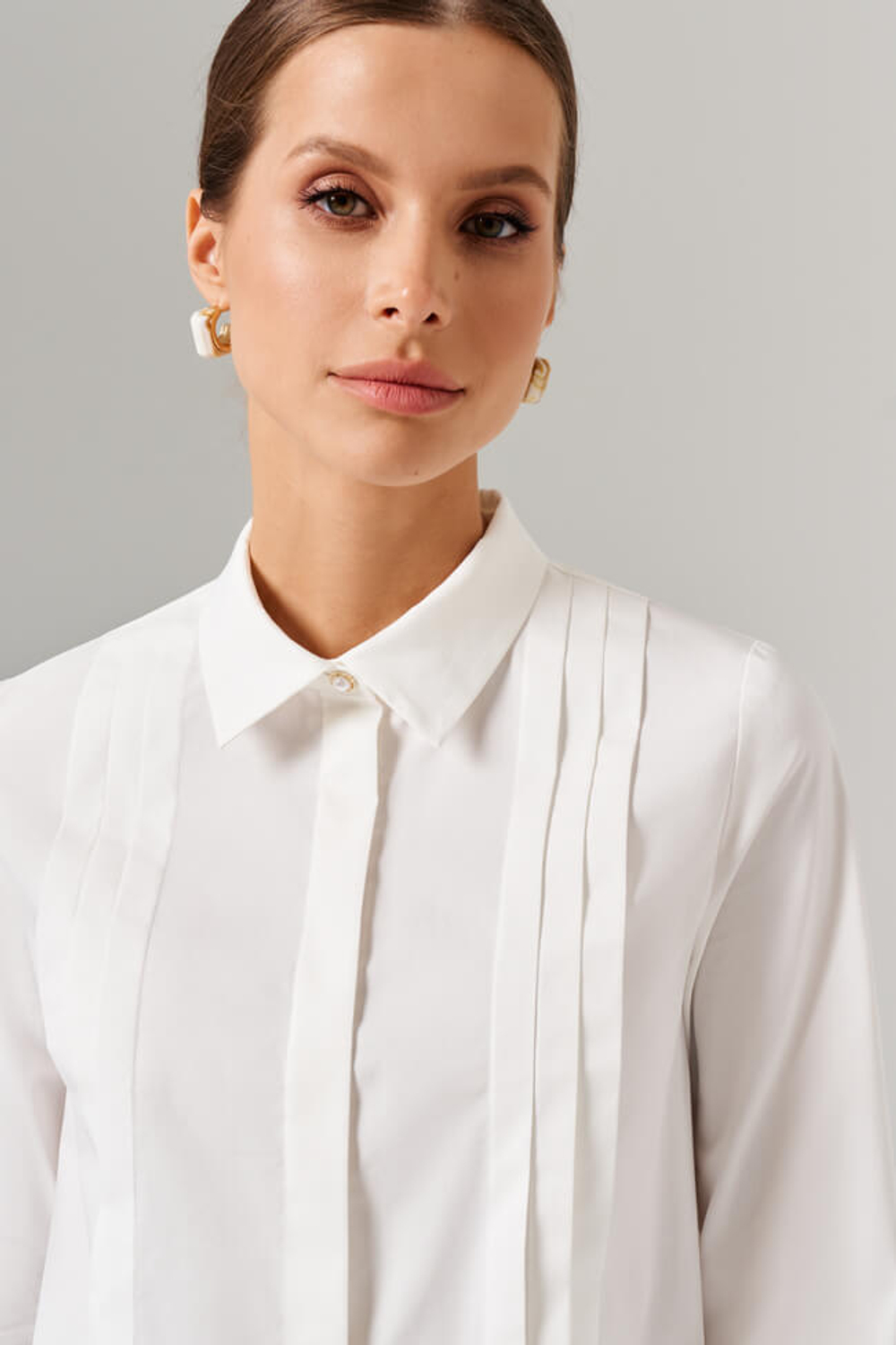 23158 Блузка женская (молочный)