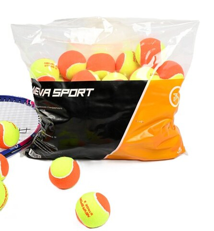 Мячи для тенниса детские NEVA SPORT ORANGE (1x36)