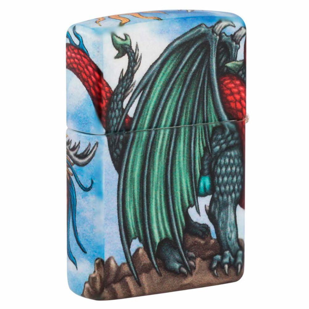 Зажигалка Zippo Dragon с покрытием White Matte (49354)