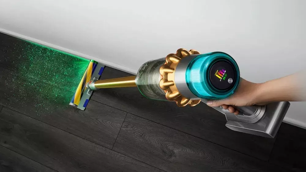 Пылесос вертикальный Dyson V15 Detect Absolute Gold 447045-01