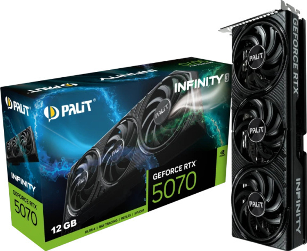 Видеокарта Palit GeForce RTX 5070 INFINITY 3 (NE75070019K9-GB2050S)