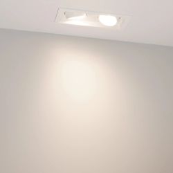 Светильник MS-VORTEX-BUILT-S170x90-2x12W Day4000 (WH-WH, 40 deg, 230V) (Arlight, IP20 Металл, 5 лет) 057771