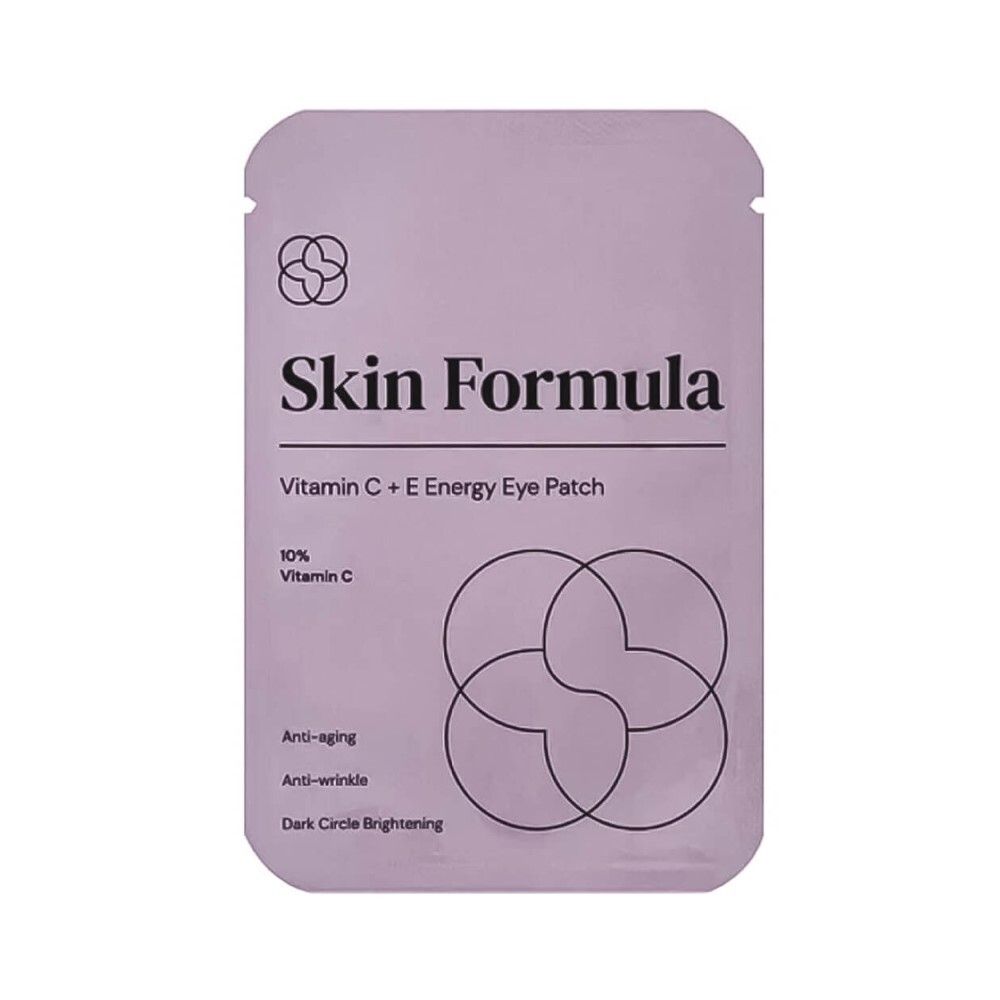 Skin Formula Vitamin C+E Energy Eye Patch Патчи против темных кругов, морщин и дряблости кожи, 2 шт
