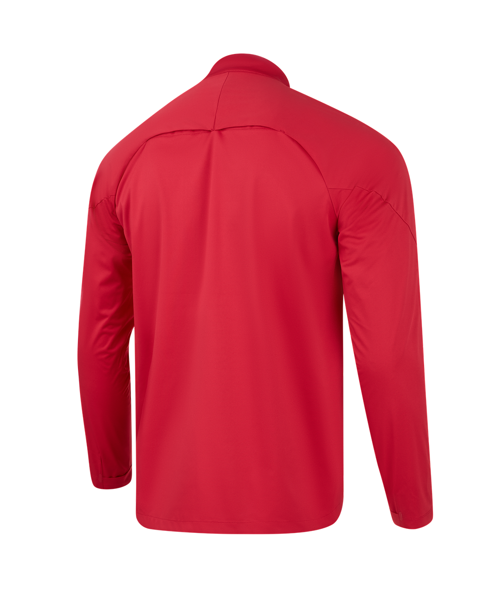 Джемпер ветрозащитный JÖGEL PREMIER PerFormPROOF 1/4 Zip Wind Top, красный