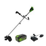 Аккумуляторный триммер Greenworks GD40BCBK4 40В (1 x 4 Ач, ЗУ) захват 400 мм, 7.3 кг, 2105707UB