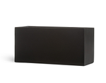 Кашпо TREEZ Effectory Black Stone Низкий узкий прямоугольник Антрацит в-22, ш-20, дл-40 см 41.33-12-22-079-BLCK-40