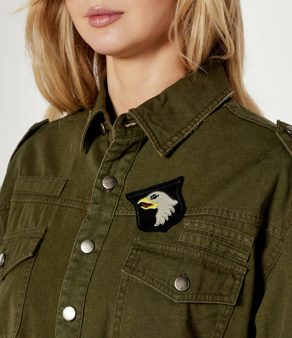 Рубашка Aviator Eagle One Teaspoon - хаки(26574)