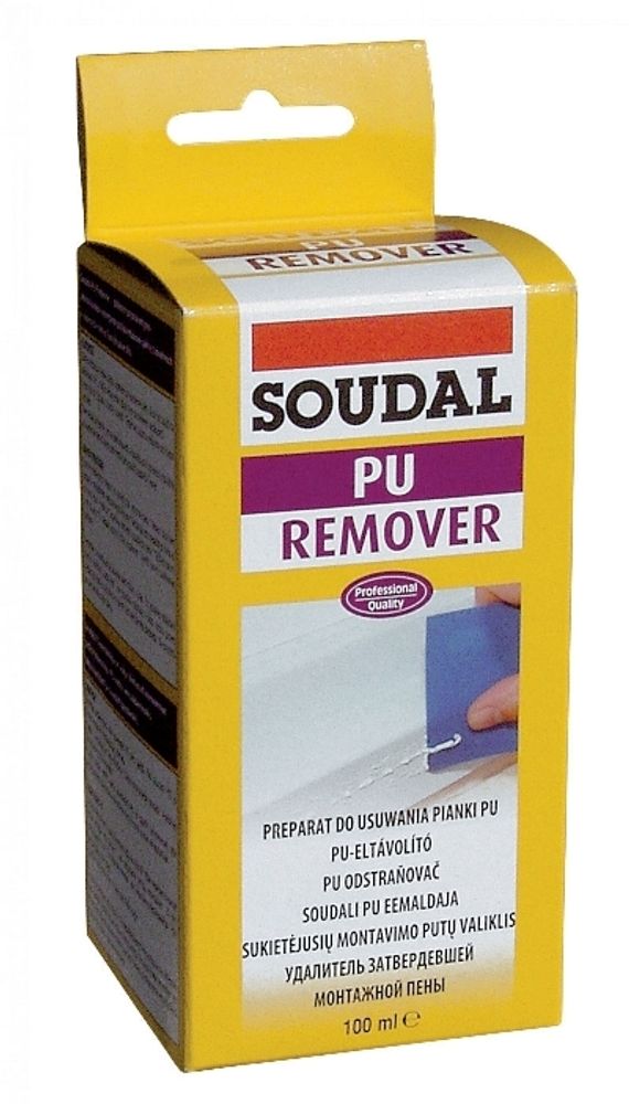 Очиститель д/затвердевшей пены Soudal Ремувер 100мл  116544