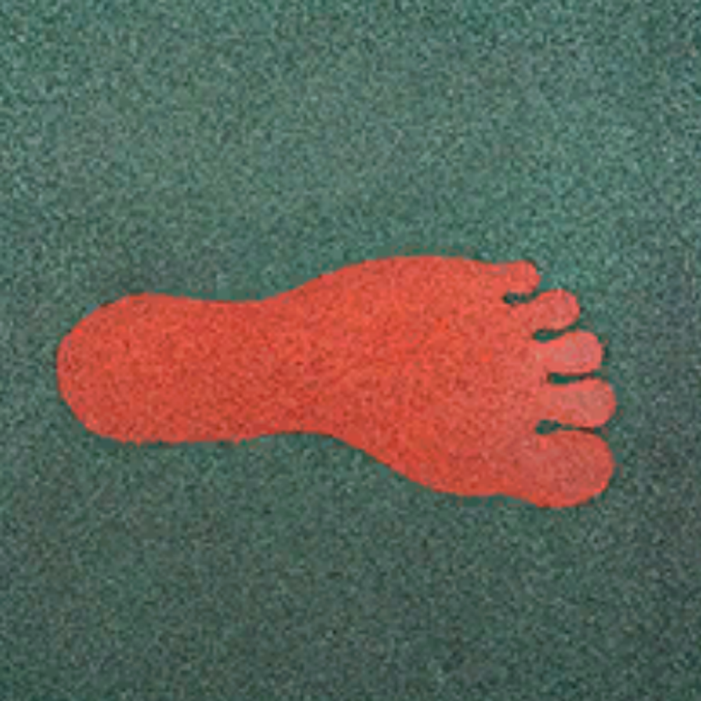 Резиновая плитка Арт с рисунком 500х500х40 мм стрелочки тротуарная