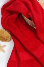 Полотенце махровое, г/к, 50х90, арт. 50-90 BS, 460 гр/м2, цвет: 109-красный,