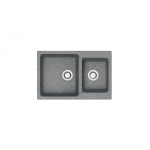 МОЙКА МАТ, МОДЕЛЬ 191/Q8 КАРЕЛ.КАМЕНЬ ТЕМНО-СЕРЫЙ