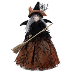 GAEM Изделие декоративное подвесное "Баба Яга", L17 W11 H28 см, 4в.