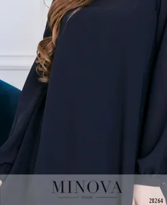 Платье 3110-темно-синий Minova
