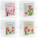 Пакет подарочный 26х32х10см "Flower с тиснением (Микс)