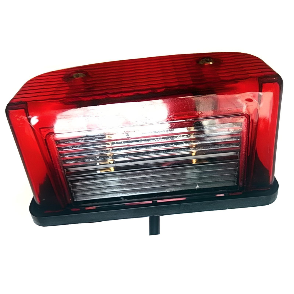 Подсветка номера грузовая Диодная красная Еврофура 12-24V (пн-2-4LED)