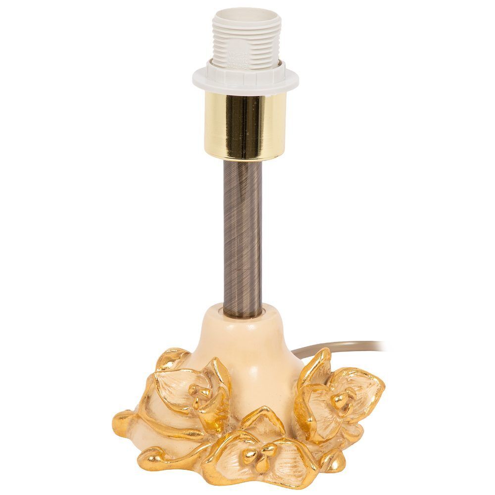 Настольная лампа Орхидея Лайм Айвори с абажуром Адель Айвори