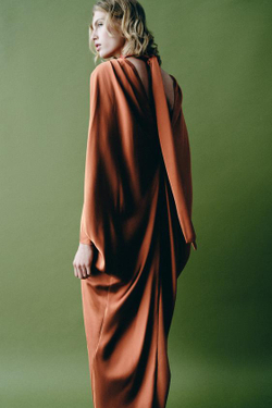 ZARA ПЛАТЬЕ-ТУНИКА ZW COLLECTION, МЕДНЫЙ