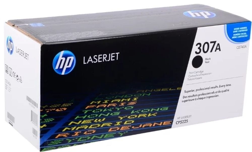 Картриджи HP CE740A черный