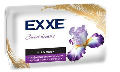 EXXE парфюмированное мыло аромат ириса и мускуса 140гр