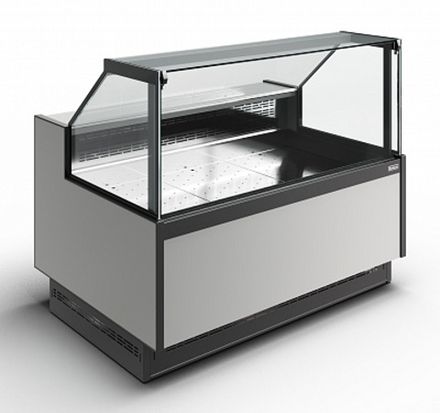 Гастрономическая витрина BAVARIA 4 Carboma GC110 SP 1,25-1 рыба на льду закрытая (версия 2.0) (без боковин)
