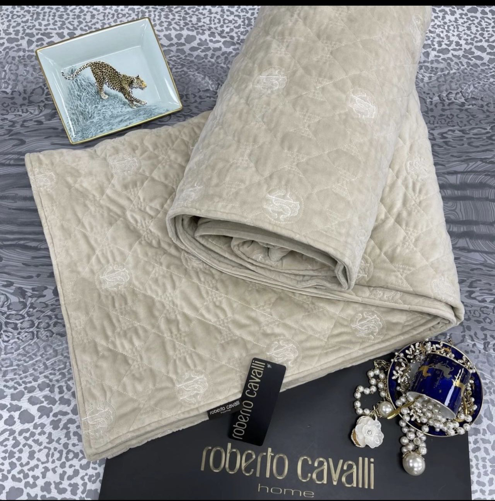 Бархатное покрывало Roberto Cavalli 200х230