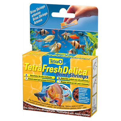 Tetra FreshDelica Brine Shrimps - лакомство для рыб (желе артемии)