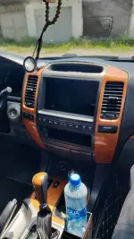 Магнитола для Lexus GX470 J120, Toyota Land Cruiser Prado 120 (климат на ШГУ, рамка тип 1) - FarCar S400-TS18 монитор 9.5" QLED на Android 14, CarPlay, 4G SIM-слот